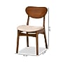 Baxton Studio Katya Mid-Century Fabric Dining Chair, Sand/Walnut Brown, 2/Set (183-2P-11636-HT)~#|#~26C0E17A-163A-42E1-9568872AAB849654_sc7