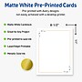 Avery Gold Dots with Green Florals Matte Blank Card, White, 10/Pack (S00-DPH)~#|#~26CFD77C-532A-4A68-AA2B5A03DDB6178B_sc7