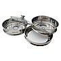 Joyce Chen 2-Tier Stainless Steel Steamer with Vented Glass Lid & Wok Adapter Ring, 10" (ESCLJ262510)~#|#~2701336D-8229-463E-800E1F816B0F4550_sc7