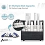 AdirOffice 21-Slot Mobile Roll File, 28.5"H x 30"W x 15.75"D, Black, 2/Pack (625-BLK-2PK)~#|#~272E82D6-B1C5-40D3-A06903FF71911CD1_sc7