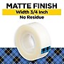 Scotch Invisible Clear Tape, 0.75" x 36 yds., 1" Core (811-341296)~#|#~758C576E-B0ED-4BA5-BBBC057F85C564A5_sc7