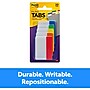 Post-it Tabs, 2" Wide, Solid, Assorted Colors, 30 Tabs/Pack (686-ROYGB)~#|#~273EEF2C-5774-4B42-862D96E736BACFB8_sc7