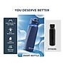WaterH BOOST Stainless Steel Triple Wall Insulated Smart Water Bottle, 32 oz., Magnetic Blue (B003MB)~#|#~276F05DE-6260-4F06-9F705AB0DB3215C4_sc7