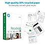 HP 30% Recycled 8.5" x 11" Multipurpose Paper, 20 lbs., 92 Brightness, 5000 Sheets/Carton (HPE1120)~#|#~2797F177-FFFE-40BB-9CF7D02381BB488F_sc7