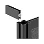 Luxor Workflow Series 5-Panel Freestanding Modular Room Divider System Starter Wall with Whiteboard, 48"H x 70"W, Black/Gray~#|#~279D4DB3-5550-497E-8C0C0F0EFBBCFB56_sc7