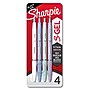 Sharpie S-Gel Retractable Gel Pen, Medium Point, 0.7mm, Black Ink, 4/Pack (2220963)~#|#~279D556E-C5AC-4A58-BD32FD968B62558C_sc7