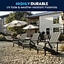 Flash Furniture Charlestown All-Weather Poly Resin Wood Adirondack Chair, Gray (JJC14501LTG)~#|#~27B28763-B482-4934-A011AD1C7ED71744_sc7