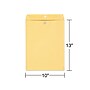 Staples Kraft Clasp & Moistenable Glue Catalog Envelopes, 10" x 13", Brown, 100/Box (ST187039-CC)~#|#~27C9B96E-F97A-4128-92E49D560D038946_sc7