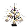 Nearly Natural 1.5' Pre-Lit Artificial Ghost Dolls, Spiders, Bats & Pumpkins Ornament Tree with 24 Lights, Black  (T5367)~#|#~280F4D3D-2B31-4BB4-A21B539814875ABC_sc7