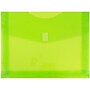 JAM Paper Premium Plastic Document File, 1 Pocket, Letter, Lime Green, 3/Pack (218V2libx3)~#|#~281B8E1C-E081-4FAE-AE309A9B6C0896B6_sc7