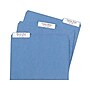 Avery TrueBlock Laser/Inkjet Extra Large File Folder Labels, 15/16" x 3-7/16", White, 450 Labels/Pack (5027)~#|#~2838E97B-D345-4B29-8261DED2EBC7C9F4_sc7