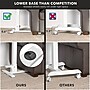 Mount-It! Foldable Rolling Overbed Table, 26.75"W, White (MI-8046)~#|#~284015AD-7126-47FA-820525FCDEB7BBD7_sc7