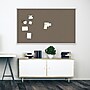 Ghent Fabric Bulletin Board, Satin Aluminum Frame, 4’H x 8’W, Taupe (AT48F96)~#|#~2840DAE8-2141-4A03-88333E233E57E827_sc7