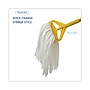 Nonwoven Cut End Edge Mop, Rayon/polyester, #24, White, 12/Ct~#|#~285B77A2-99D9-4882-B1A6339FA2BD7C66_sc7
