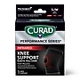 CURAD Performance Series Infrared Elastic Knee Support, Large/Extra-Large, Black, 4/Carton(CURIM23101SM)~#|#~288360B3-B857-4324-BC0584FDCD1E7E70_sc7