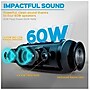Treblab HD-MAX Wireless Bluetooth Speaker, Waterproof, Gray (HD-MAX-GR)~#|#~288449FB-FDF2-424B-BBB4E0ABAAF6B66D_sc7