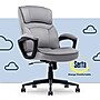 Serta Comfort Classic Ergonomic Velvet Fabric Swivel Executive Chair, Gray (CCHR10005A)~#|#~288C1D8A-4076-447F-9CC8ED6F8043CF8E_sc7
