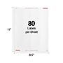 Staples Laser/Inkjet Address Labels, 1/2" x 1 3/4", White, 80 Labels/Sheet,  25 Sheets/Pack, 2000 Labels/Box (ST18053-CC)~#|#~28931BF2-83C7-4A90-99F58C2E43102537_sc7
