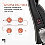 Sharper Image S-600 Active Lumbar Heated Ergonomic Bonded Leather Swivel Executive Massage Chair, Black (60098-BLK)~#|#~28A8E008-A0F5-416D-ADF2E927D8D026BA_sc7