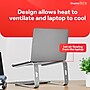 Staples TECH 11" x 10" Aluminum Laptop Stand, Silver (ST62653)~#|#~28B2E0A5-B7E4-40DF-B880445EBFB56855_sc7