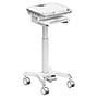 Mount-It! MedHub Height-Adjustable Mobile Medical Cart Workstation with Power Strip and Locking Casters, White & Grey (MI-16036)~#|#~28B4C864-5744-4072-834BC6AE3A6AFE2E_sc7