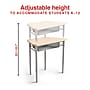 Staples 30.9"W Trapezoidal Student Desk, Gray/Brown (ST63539)~#|#~28B6F11D-1558-460A-B5F0855B2E050950_sc7