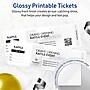 Avery Integrated Cards, 2-3/4" x 8-1/2", Glossy White, 200/Box (95332)~#|#~28C770BE-4791-4523-9D8FD4F3CE4E7D97_sc7