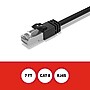 Staples TECH Cat 8 Ethernet Cable, 7 ft, Black, Ultra High-Speed Network Patch Cord, RJ45 Male to Male~#|#~28CCA5CB-9F14-43EA-A582ABC3F4613C09_sc7