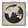 Amanti Art World News Map II by Elizabeth Medley Framed Canvas Wall Art Print, 30" x 30" (A42678299438)~#|#~28ED93C6-066C-4813-BBFE88BCC21074FB_sc7