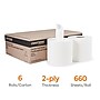 Coastwide Professional™ Centerpull Paper Towel, 2-Ply, White, 660 Sheets/Roll, 6 Rolls/Carton (CW26115)~#|#~28F6E000-C543-4EDB-B48B40D845D3960C_sc7