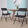 Flash Furniture HERCULES Series Vinyl/Metal Folding Chair, Black, 2/Pack (2HAMC309AVBK)~#|#~2901886A-533B-4C61-874C8821230756A0_sc7