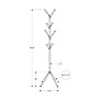Monarch Specialties Inc. Coat Tree, Black, Metal (I 2057)~#|#~290E5C0E-2BFD-49BE-9747EBEE419E3AA0_sc7
