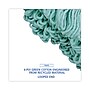 Boardwalk Ecomop Looped-End Mop Head, Recycled Fibers, Medium Size, Green, 12/carton~#|#~291D7CDE-690A-4618-97EE25D9E12954EF_sc7