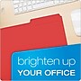 Pendaflex File Folder, 1-Tab, Assorted, Legal Size, Red, 100/Box (R153 1/3 RED)~#|#~2922CEAD-BED1-4506-864AA9884D00B317_sc7