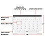 2027 Staples 18" x 11" Monthly Desk Pad Calendar, Black (ST17392-27)~#|#~293C5CC6-0905-461C-BB4BF4343BCE8FAD_sc7