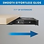 Mount-It! 2"H x 21"W Under-Desk Drawer, Black (MI-7294BLK)~#|#~294CDDF4-8410-45CA-9750C43A67E05B2A_sc7