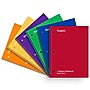 Staples 1-Subject Notebooks, 8" x 10.5", College Ruled, 70 Sheets, Assorted Colors, 6/Pack (ST58376C)~#|#~295D4ADA-B35F-4D91-A81E5828773DE0FF_sc7
