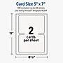 Avery Rounded Corners Invitation Cards , 5" x 7", Matte White, 100/Pack (19479399771)~#|#~29707D68-BF86-4D21-8837009C0264B741_sc7