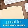 Pendaflex Heavy Duty File Folder, 1-Tab, Letter Size, Manila, 100/Box (R752 2/5 RC)~#|#~2972EF46-F2F7-4E1F-895A9F00E9CD653E_sc7