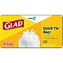 Glad Tall 13 Gallon Quick Tie Kitchen Trash Bag, White, 200 Total Bags (15931)~#|#~297B34DE-0DA5-49A6-8FE5879FE5128E85_sc7