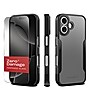 SaharaCase Classic MagSafe Phone Case with Tempered Glass Screen Protector for iPhone 16, Black/Gray (CP00642)~#|#~29906229-6AB2-413F-882AE8E3A6B67BEB_sc7