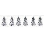 Beistle Metallic Tassel Garland Party, Black/Silver, 2/Pack (59927-BKS)~#|#~29CE7F59-B622-4CF5-A976C68F6E363B2B_sc7