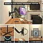 Mount-It! Heavy Duty Adjustable Monitor Wall Mount with Gas Spring Arm, Up to 49" Monitor, Black (MI-12009)~#|#~29F8F876-0572-4343-9A03D80C4C67920D_sc7