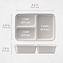 bentgo Prep Containers, 10/Set (BGPRP3-STG)~#|#~2A01C3CA-B0BF-4828-B3DBCF64C6C0561A_sc7