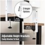 Mind Reader Clamp-On 2-Compartment Metal Desk Shelf, White (DESX2T-WHT)~#|#~2A09F020-30BE-4951-83875206AA1B092C_sc7