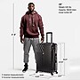 InUSA Vasty 28" Hardside Suitcase, 4-Wheeled Spinner, TSA Checkpoint Friendly, Black (IUVAS00L-BLK)~#|#~2A3F96A7-A407-4876-8B7BB90057AC5B9E_sc7