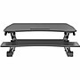 Lorell Active Office Adjustable Gas Lift Monitor Riser Stand, Up to 47" Monitor, Black (LLR99553)~#|#~2A42E22E-873D-4C98-929D067165B0FBCB_sc7