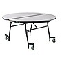 NPS MT Series 60" Round Mobile Cafeteria Table, Grey Nebula (MT60R-MDPEPCGY)~#|#~2A541841-36E7-41DF-AC0435259339A80D_sc7
