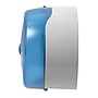 Georgia-Pacific SofPull® High Capacity Center-Pull Bath Dispenser, Splash Blue, 10.500"W x 6.750''D x 10.500"H~#|#~2A588CFC-5880-4075-90BA17A351CEB6D5_sc7