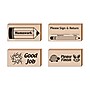 Creative Shapes Etc. Teachers Helper Stamps, 1.25" x 2.5", Multicolored, 4/Set (SE-2071)~#|#~2A737D3E-D208-4285-AED7935932F217A4_sc7